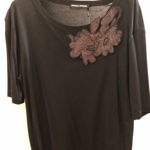 Beautiful black Sonia Rykiel top.